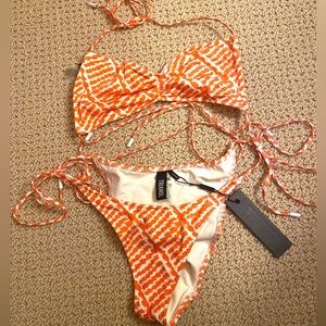 Orange Triangl Bikini